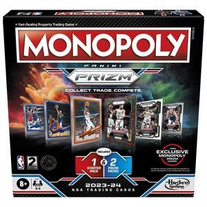 New 2023-24 Panini Prizm Monopoly NBA 2nd Edition Board Game Exclusive Cards
